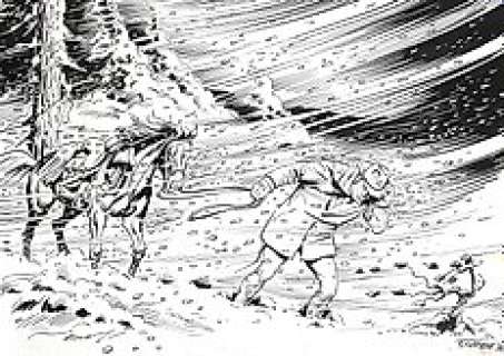 Francesco Gamba | Francesco Gamba - Illustrazione originale "Tex" | Catawiki