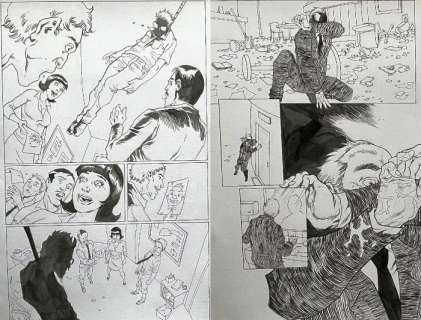 Randy Valiente | The Twilight Zone - Laughing Matter - 14 Original pages by Randy Valiente - Complete Horror Story - Exemplaire unique - (2016) | Catawiki