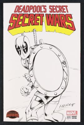 Marat Mychaels | Deadpoopl Sketch by Marat Mychaels on Deadpool’s Secret Secret Wars #1 | mycomicshop.com