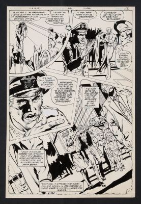 Rich Buckler, Bob Smith | Original Art from Justice League of America #190 (1981) Page 2 Pencils by Rick Buckler, Inks by Bob Smith | mycomicshop.com (Buy It Now)