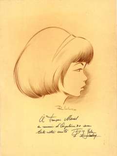 Leloup | Yoko Tsuno Dessin original au crayon de couleur. Les dessin originaux | Cornette de St Cyr