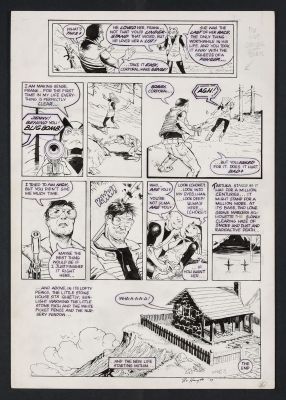 Bo Hampton | Original Art from Alien Encounters #7 (1985) Page 8 Pencils and Inks by Bo Hampton | mycomicshop.com