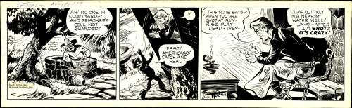 Harman - RED RYDER, Daily Art (08/16/57) NO RESERVE! | Russ Cochran