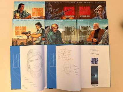 Corbeyran / Braquelaire / Brahy | Imago Mundi T1 à T8 + 2x dédicace - 8x C - EO - (2003/2006) | Catawiki