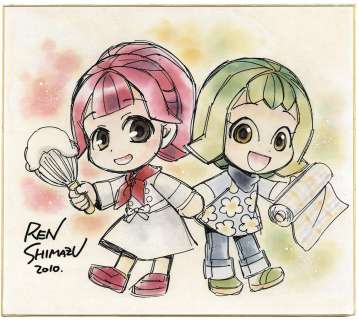 Ren Shimazu Hand-drawn Color Shikishi Tongari Boushi To Mahou No Omise | Mandarake (Big Web)