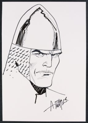 Andy Smith | Shining Knight Sketch | mycomicshop.com