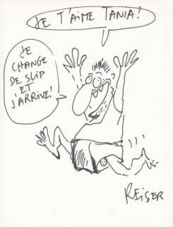Reiser. Dessin original dédicacé Gros dégueulasse | BDEnchères