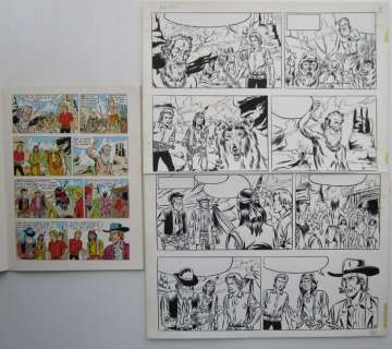 Jeff Broeckx / Studio Vandersteen | Bessy 115 - Originele pagina (p.9) - De hagedisseneters - (1975) | Catawiki