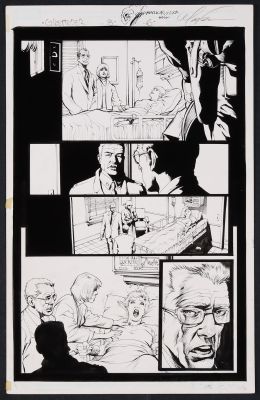 Javier Saltares | Original Art from Ghost Rider #8 (2007) Page 6 Breakdowns by Javier Saltares, Finishes by Mark Texeira | mycomicshop.com