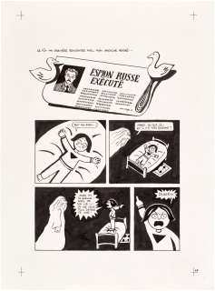 Marjane Satrapi | Persepolis (Original Book Art, page 68) | Sotheby’s