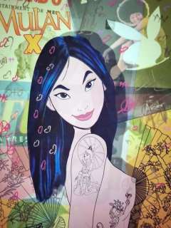 Tushikuni (1973) | Tushikuni 1973 - MULAN (DIRTY PRINCESS) Hand embellished giclée - Exemplaire unique (2022) | Catawiki