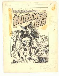Guardineer - DURANGO KID #19, Cover, Original Art (1949/50) | Russ Cochran