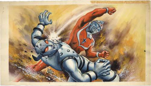 Masami Watanabe Hand-Drawn Color Illustration Iron King | Mandarake (Big Web)