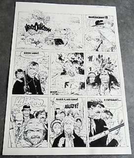 Vance, William / Giraud,  Jean | Original page in Indian ink  - Marshal Blueberry  - Sur ordre de Washington  - (1991) | Catawiki