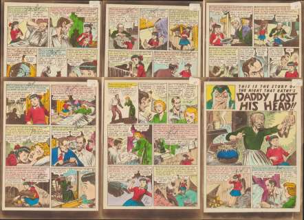 Kamen -Daddy Lost His Head,Vault of Horror 19, 6 Pg SP-Story (1951) | Russ Cochran