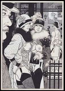 Matena, Dick - Matena, Dick - Originele tekening - De meisjes van het station - (1992)