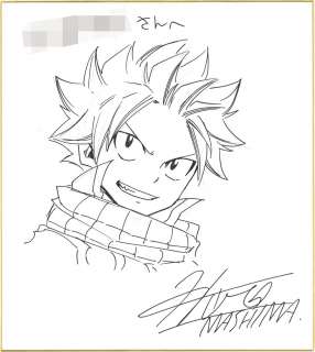 Hiro Mashima Hand-Drawn Shikishi ’Fairy Tail’ | Mandarake (Big Web)