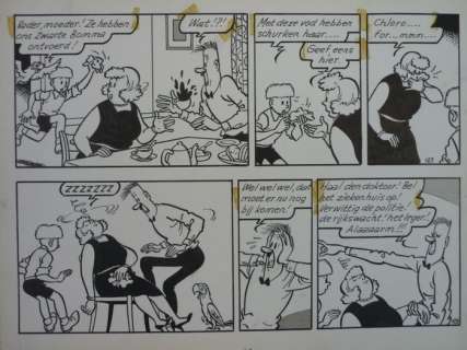 Nys, Jef | Nys, Jef - Original halve pagina + luxe album - Jommeke 7 - De Zwarte bomma - (1961) | Catawiki