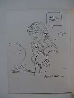 Mézières, Jean-Claude / Pierre Christin - Ravian (Valérian) 5 - Originele tekening van Laureline door J.C. Mézières in ‘De vogels van de meester‘ - Broché - Réédition - (1982/2009)