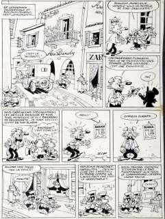 Macherot - Chlorophylle, planche n°34 Ã  l‘encre de Chine de…