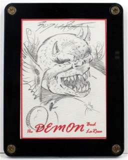  - Bud La Rosa Signed & Sketched Card