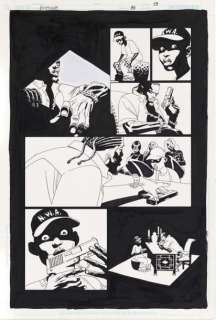 Risso Eduardoargentin N En 1959 | RISSO EDUARDO ARGENTIN NÉ EN 1959 100 BULLETS, MAI 2008 Planche Page 18 | Cornette de St Cyr