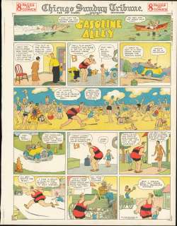 King - GASOLINE ALLEY, Sunday Page, Proof (8/18/1929) | Russ Cochran