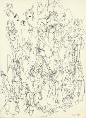 Kerascoët | Donjon, recherche de personnages | Galerie 9ème Art