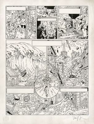 Van Dongen | Blake et Mortimer T. 31 La menace Atlante | Galerie Champaka