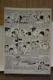 Graton. Jean. (Né En 1923). | GRATON. Jean. . Â«Â Michel VaillantÂ Â». Encre de Chine noire pour la plan | Tessier Sarrou