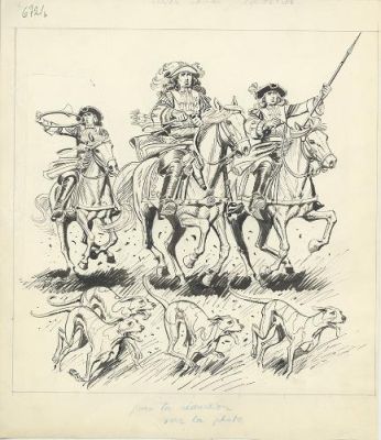 Pierre Le Guen | Couverture originale Louis XIV | Galerie 9ème Art