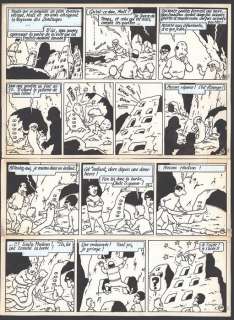 Bob de Moor - Planche Originale (P.25) - | Bob De Moor - Planche originale (p.25) - Les Aventures d’Oncle Zigomar/ De avonturen van Nonkel Zigomar - L’Empire des Taupes /Het Mollenrijk - (1955/2023) | Catawiki