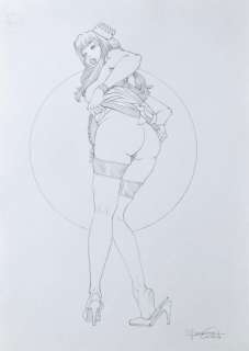 Giovanna Casotto | Giovanna Casotto - Illustrazione originale a matita - Page volante - Exemplaire unique | Catawiki