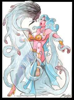 Bono, Fabio | F. Bono - De nachtmerries van Galaxa nr. 3 - Techniek: Oost-Indische inkt en Ecoline - Page volante - Exemplaire unique - (2023) | Catawiki