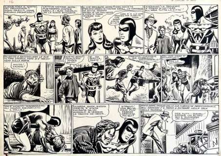 Canale, Antonio | Canale, Antonio - Tavola originale "Amok" | Catawiki