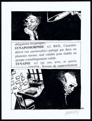 Christophe Chabouté | Tout seul - Planche originale N°328. Case 2 photocopie | Daniel Maghen