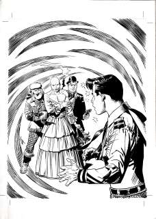 CORRADO MASTANTUONO - Original cover for Capitan Miki. Ed. If. Cm. 25x35. Ink. Signed. Mint. Code 699.