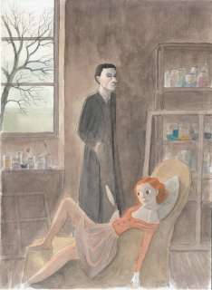 Alba, Tyto | Alba, Tyto - Dessin original couleur - Couverture - Balthus - (2018) | Catawiki