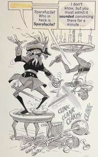 Jack Davis - 29 X 36 Cm. | The return of a mad look at old movies - Jack Davis - MAD Pocket Page - Exemplaire unique (1970) | Catawiki