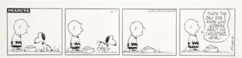 Charles Schulz Peanuts Daily Comic Strip Original Art dated 6-1-60 (United Feature Syndicate, 1960). Ever the - | Heritage