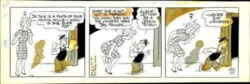 Ed - HAROLD TEEN, Original Daily Strip Art (01/16/1959) | Russ Cochran