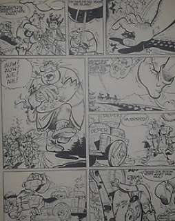 Uderzo, Albert | Uderzo, Albert - Planche originale - Belloy T4 - L’Homme qui avait peur... de son ombre - (1958) | Catawiki