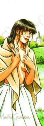 Martin Jamar - Dessin original Ã  l‘encre de chine et aquarelle, signé en