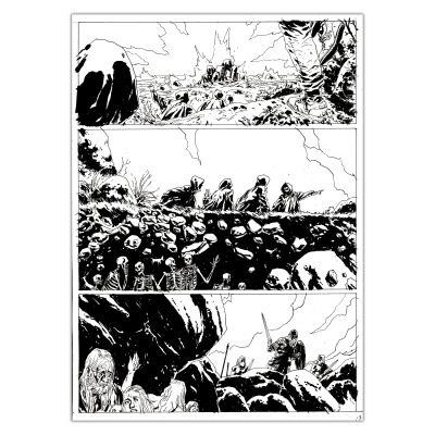 Jérémie Gasparutto | Le chemin derrière la maison - Planche originale 119 | Achetez de l’Art