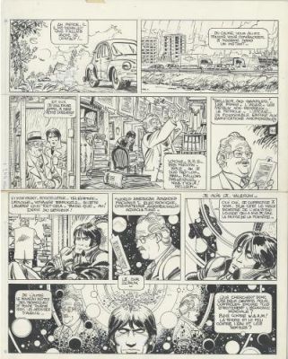 Jean-Claude Mézières | Valérian Tome 9, Métro châtelet - Direction Cassiopée, planche 41 | Galerie 9ème Art