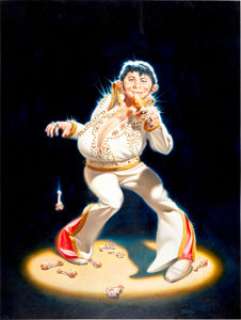 Joe DeVito Mad Super Special #120 Alfred as an Elvis Impersonator Cover Painting Original Art (EC, 1997). -