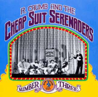 Robert Crumb R. Crumb and the Cheap Suit Serenaders Number Three Album Cover Original Art (Blue Goose, 1978). -