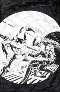 Paul Gulacy Penance Relentless #3 Wolverine Cover Original Art (Marvel, 2008). As the authorities try to unravel -