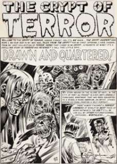 Jack Davis Tales from the Crypt #26 Complete 8-Page Story "Drawn and Quartered" Original Art (EC, 1951). - | Heritage