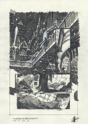 Matteo Scalera | Batman: The brave and the bold, issue 07, planche 1 | Galerie 9ème Art